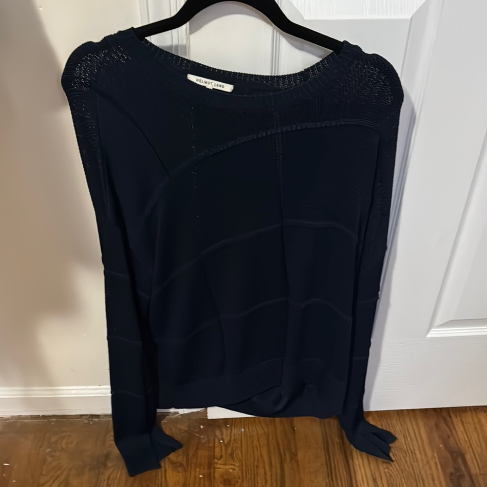 Helmut Lang Blue Sweater